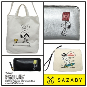 SAZABY（サザビー）がスヌーピーとコラボしたファッション小物を発売