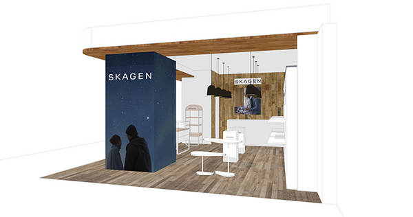 北欧発のライフスタイル・ブランドSKAGEN（スカーゲン）が期間限定ショップをオープン