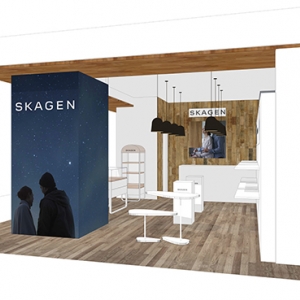 北欧発のライフスタイル・ブランドSKAGEN（スカーゲン）が期間限定ショップをオープン