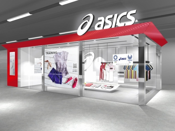 asics（アシックス）が品川駅ホームに新店舗をオープン