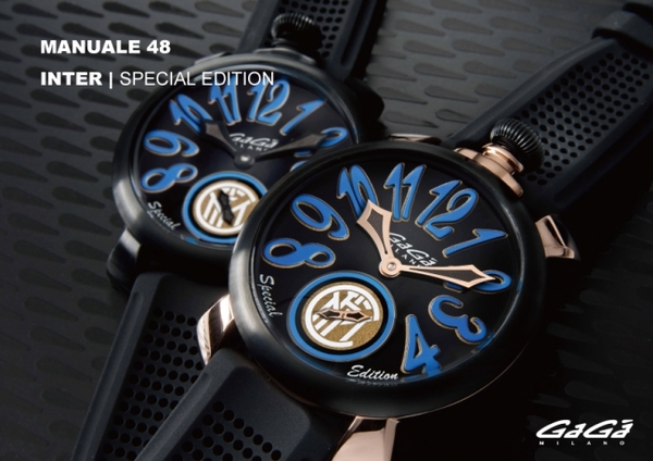 GaGa MILANO（ガガ ミラノ）がサッカークラブ インテルとのコラボ時計をリリース